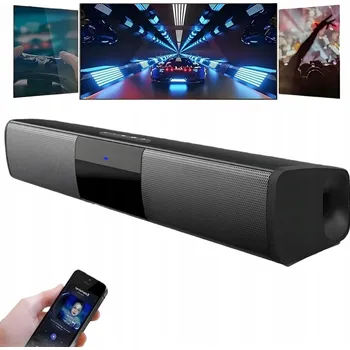 Bluetooth reproduktor BLUETOOTH 5.0 SOUNDBAR REPRODUKTOR K POČÍTAČI / LAPTOPU FM USB ČERNÝ