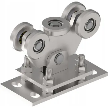 VOZÍK PRO BRÁNU 5 ROLKOVÝ 80X80 AISI 304