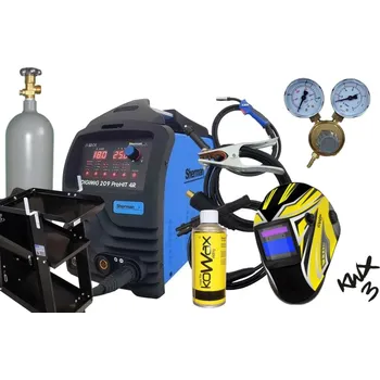 Svářečka Sherman DIGIMIG 209 ProHIT 4R + Hořák TW-15/3m + Kabely + Kukla + ventil + Láhev + sprej + vozík