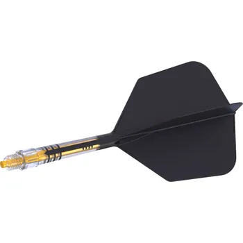 Šipka Cuesoul ROST T19 černo-žluté, Big Wing letky, carbon násadky velikost 4