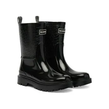 Pánské holínky KARL LAGERFELD Holínky KL47170 Černá 36