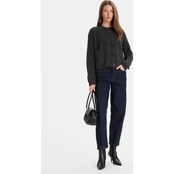 Dámské džíny ONLY Jeansy Emily 15356761 Tmavomodrá Mom Fit 33_34