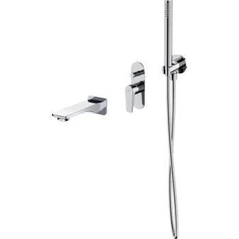 Vodovodní baterie Cersanit Set B730 Moduo vanová baterie podomítková chrom S952-040
