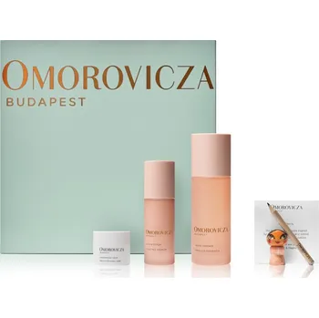 Pleťové sérum Omorovicza Queen Omorovicza Queen Essence hydratační esence s kyselinou hyaluronovou 100 ml + Omorovicza Queen Serum omlazující pleťové sérum 30 ml + Omorovicza Hydro-Mineral Cushioning Day Cream omlazující denní krém mini 10 ml