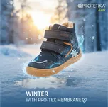Protetika - zimní barefoot boty s membránou PRO-TEX GERO denim - zateplené Veľkosť: 35