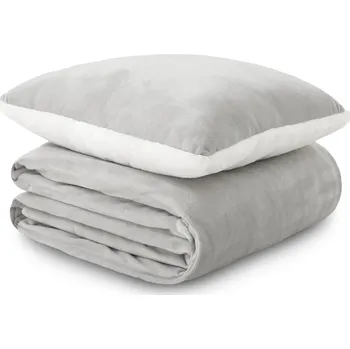 deka Dormeo Warm Hug 130x190 cm šedá