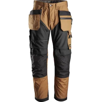 montérky Snickers Workwear Kalhoty RuffWork+ s PK hnědé Velikost: 56