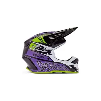 Helma na motorku Mx Helma FOX V3 RS Image Phantom Limited Edition Helmet Purple Haze 2025, Velikost S (55-56cm)