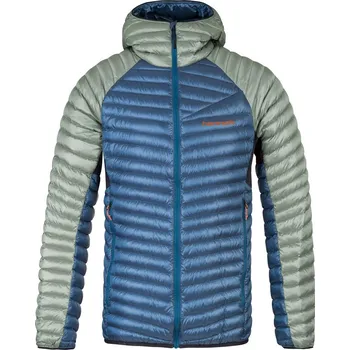 Pánská péřová bunda Hannah Mio Hoody Velikost: L / Barva: modrá/šedá