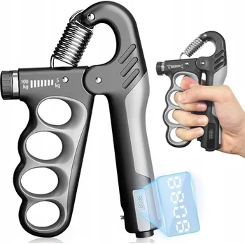 IP kamera REGULOVATELNÝ STLAČOVAČ RUKOU 5-100 KG S POČÍTADLEM REHABILITACE TRÉNINK SÍLY