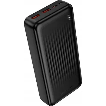 Powerbanka Rychlá Powerbanka Borofone 20000mAh Clever 2xUSB QC 3.0 22,5W +PD 20W černá