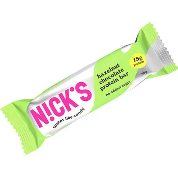 Nick's Proteinová tyčinka s lískovými oříšky a čokoládou (50 g)