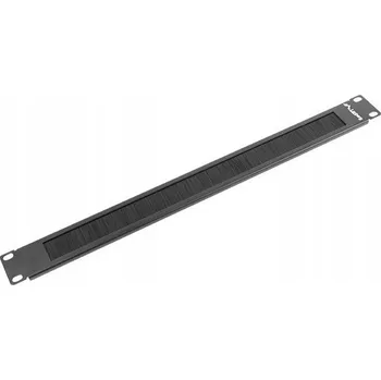 Serverovna Kartáčový panel Lanberg AK-1101-B do skříně 19'' 1U černý