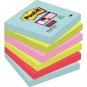 Samolepící bloček Bloček Post-it Sticky, 76 x 76 mm, Cosmic, 6 ks
