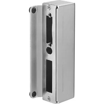 Dveřní kování AMF protikus pro E-otvírač 147B k navaření,172 x 66 x 40 mm, leštěná ocel