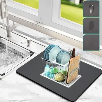Odkapávač na nádobí CALOPEAH odkapávací podložka na nádobí, odkapávací podložka na nádobí, super savá podložka do