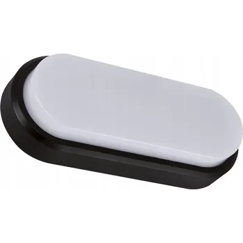 Stropní Svítidlo oválný Struhm 10,5 x 5,9 cm bílý, černý