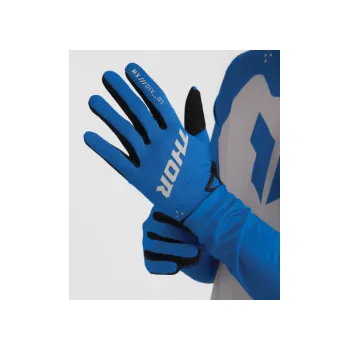 Moto rukavice Dětské Mx Rukavice Thor Ridemode Glove Static Blue 2026, Velikost L