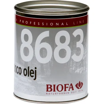Olej na dřevo Biofa Bianco olej Balení: 1 L