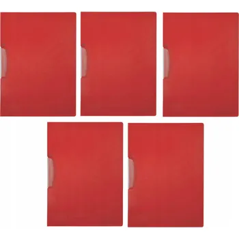 Sešit s klipem Q-Connect PP červený A4