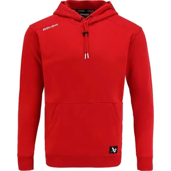 Pánská mikina Mikina Bauer TEAM S23 Sr Farba: červená, Veľkosť: XL