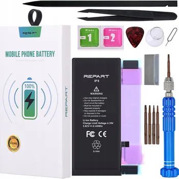 Baterie pro mobilní telefon Baterie Akumulátor REPART pro Apple iPhone 8 - zvýšená kapacita 2220 mAh