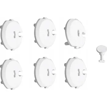 Obraz 6x Záslepka do zásuvky s kolíkem