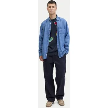 Pánský svetr Jack & Jones Svetr Holiday 12287994 Tmavomodrá Relaxed Fit XXL