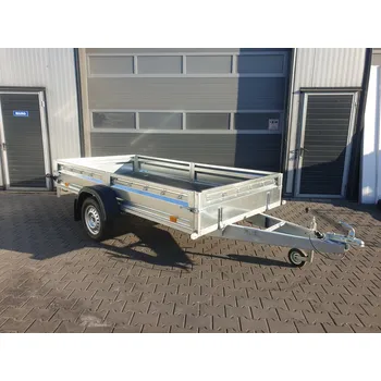 Přívěs k motorovému vozidlu Přívěs jednoosý nebrzděný do 750 Kg 300 x 156 x 35 cm SIDECAR Cena s plachtou