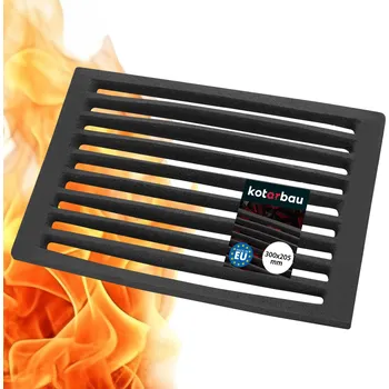 Rošt do krbu a kamen Litinový rošt pro krbový kotel 3330 30 x 20,5 cm