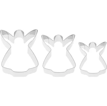 Vykrajovačka MagicHome Vánoce, na pečení, anděl, formička, 3 ks