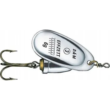 Umělá nástraha Dam Třpytka Effzett Spinner Executor Silber - Velikost 3 Hmotnost 6 g