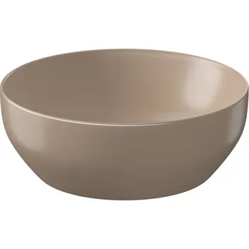 Cersanit Larga umyvadlo na desku kulaté 40 brown matt K677-046