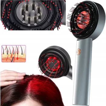Masážní přístroj Elektrický masážní kartáč Masážní Přístroj na pokožku hlavy a vlasy, masážní hřeben