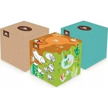 Papírový kapesník Harmony kapesníčky papírové 3-vrstv. cube box - 60 ks
