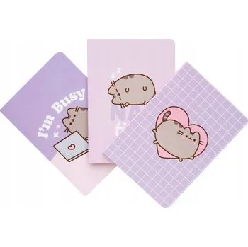 Sada různých zápisníků A6 Pusheen, 32 listů