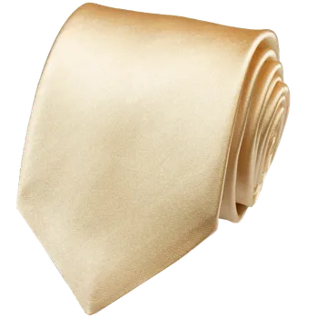 Kravata Béžovo zlatá pánská kravata