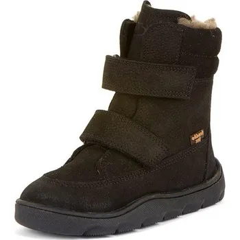 Dívčí zimní obuv Dívčí zimní barefoot boty ZERU TEX WINTER Black, Froddo, G3160240-7, černá - 36