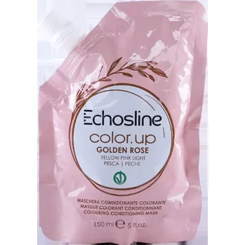 Vlasová regenerace EchosLine Color Up golden rose 150 ml maska na vlasy – Zlatavě růžová