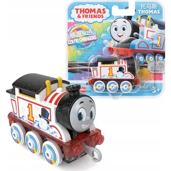 Vláček a vláčkodráha MAŠINKA TOMÁŠ A PŘÁTELÉ LOKOMOTIVA měnící barvu HMC44