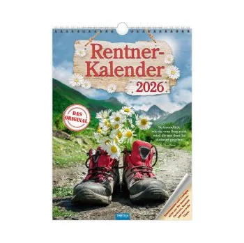 Kalendář Trötsch Classickalender Rentnerkalender 2026 (DE)