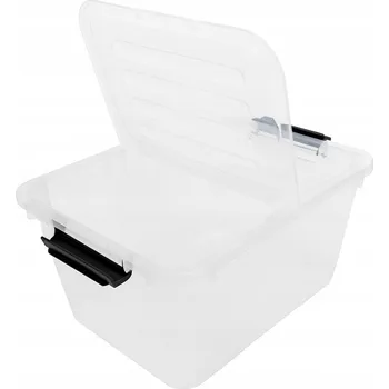 Úložný box ÚLOŽNÝ BOX 15L SE DVĚMA VÍKY NA ZÁPADKY