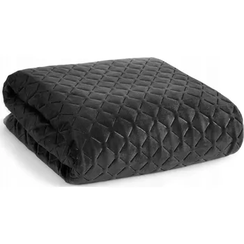 Přehoz na lůžko Přehoz na křeslo - sedačku DITA černá 70x160 cm Mybesthome