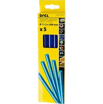 Vrták Náplň do lepicí pistole 5 ks , 11,2 mm x 200 mm