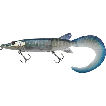 Umělá nástraha Savage Gear Gumová Nástraha 3D Hybrid Pike Slow Sinking Silver Pike - 25 cm 100 g