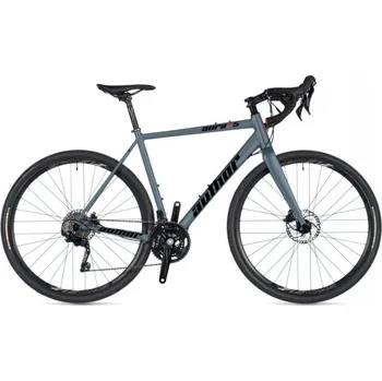 gravel kolo Author Aura XR5 Šedá-Matná/Červená Velikost: 56