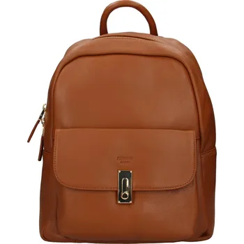 Městský batoh Elegantní dámský kožený batoh Katana Ninna- hnědá