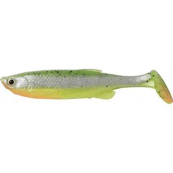 Umělá nástraha Gumová nástraha Savage Gear Fat Minnow 9 Cm Fluo Green Silver na štiky a okouni