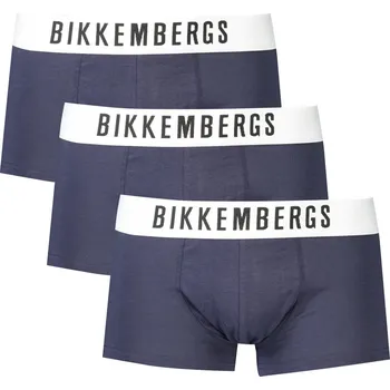 Boxerky 3PACK Pánské boxerky Bikkembergs tmavě modré Velikost: M