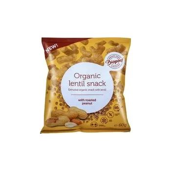 Křupky čočkové s arašídy 60 g BIO BIOPONT